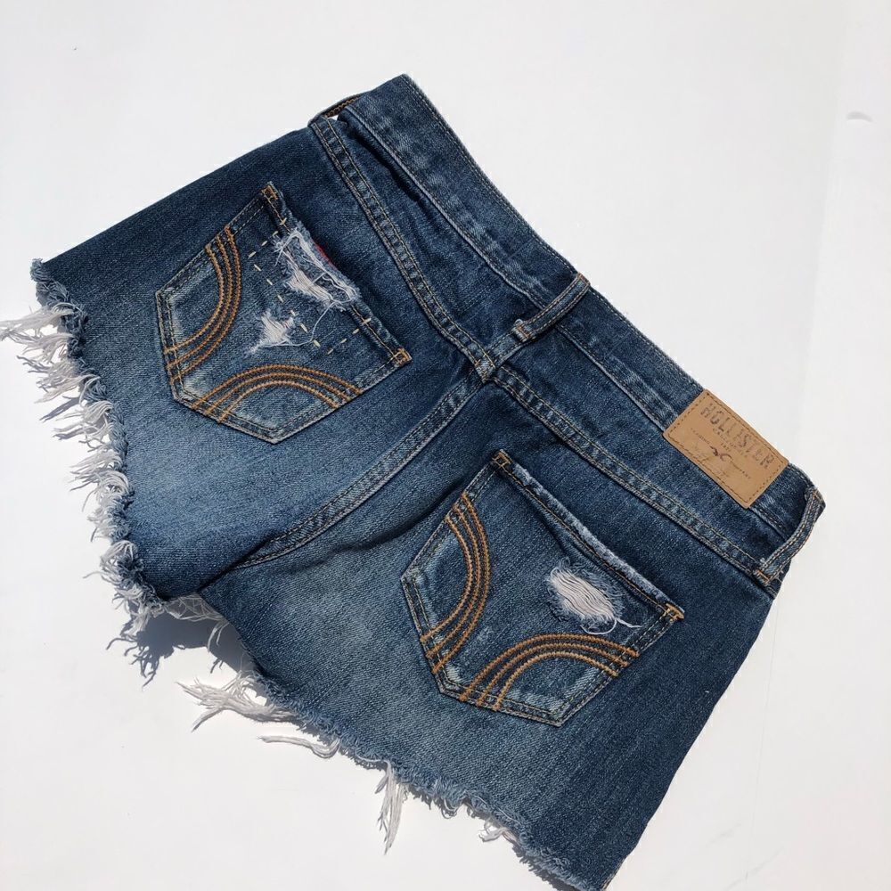 Hollister Distressed Patched Jean shorts